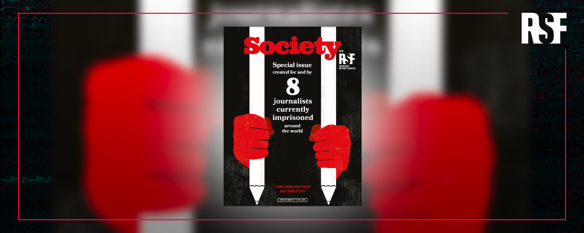 RSF and Society Magazine Spotlight Imprisoned Journalists in “The Prison Papers”