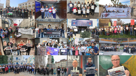 Twelve Months of Courage: Global Solidarity with Gaza’s Journalists