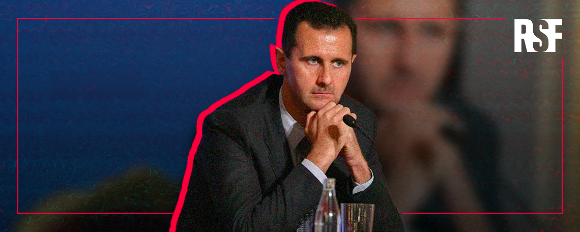 RSF Calls for Assad’s Prosecution Over the Murder of 181 Journalists Since 2011