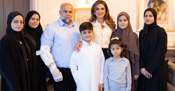 Queen Rania Honors Gaza Journalist Wael Al-Dahdouh in Doha