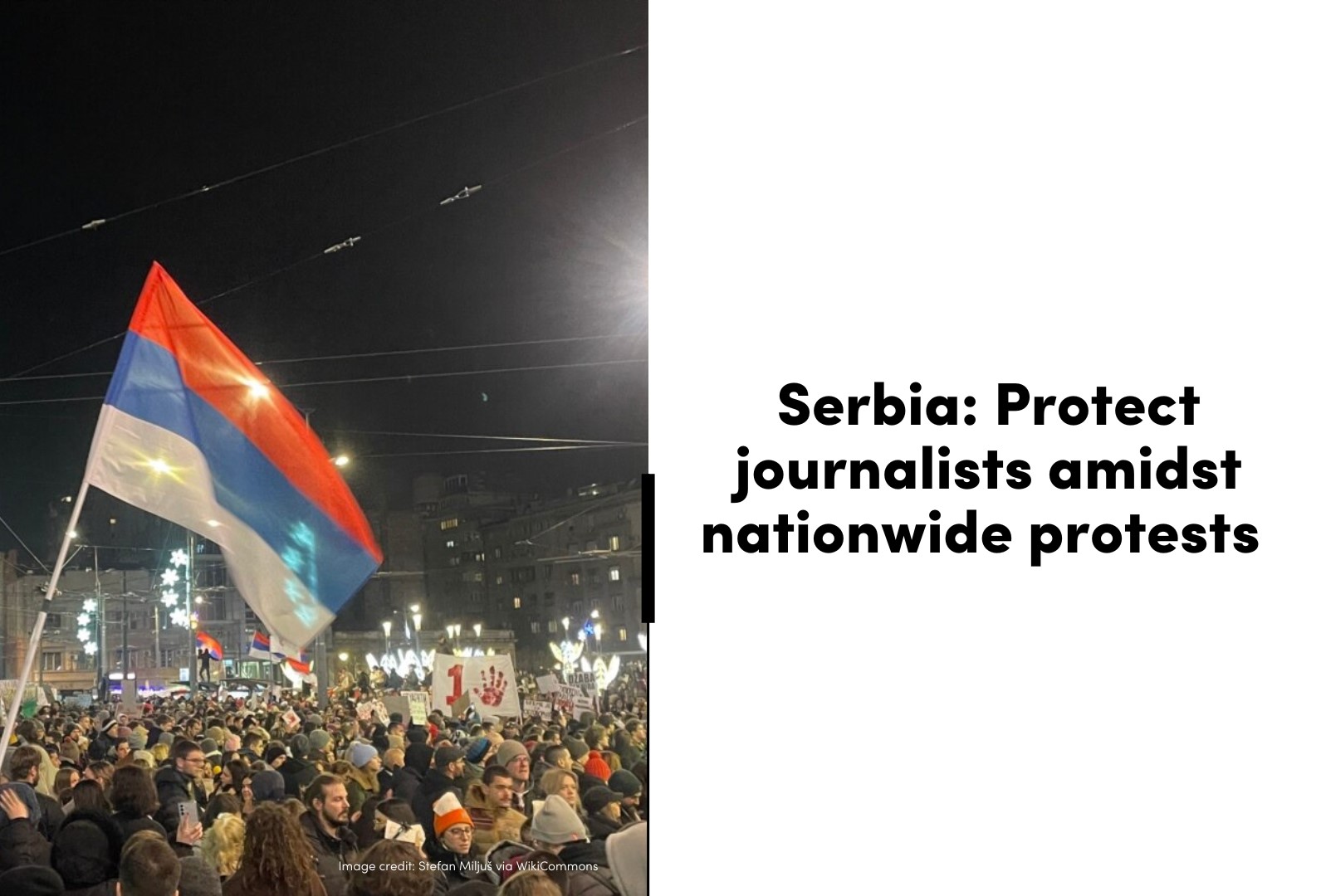 Serbian Journalists Face Growing Threat Amid Protests