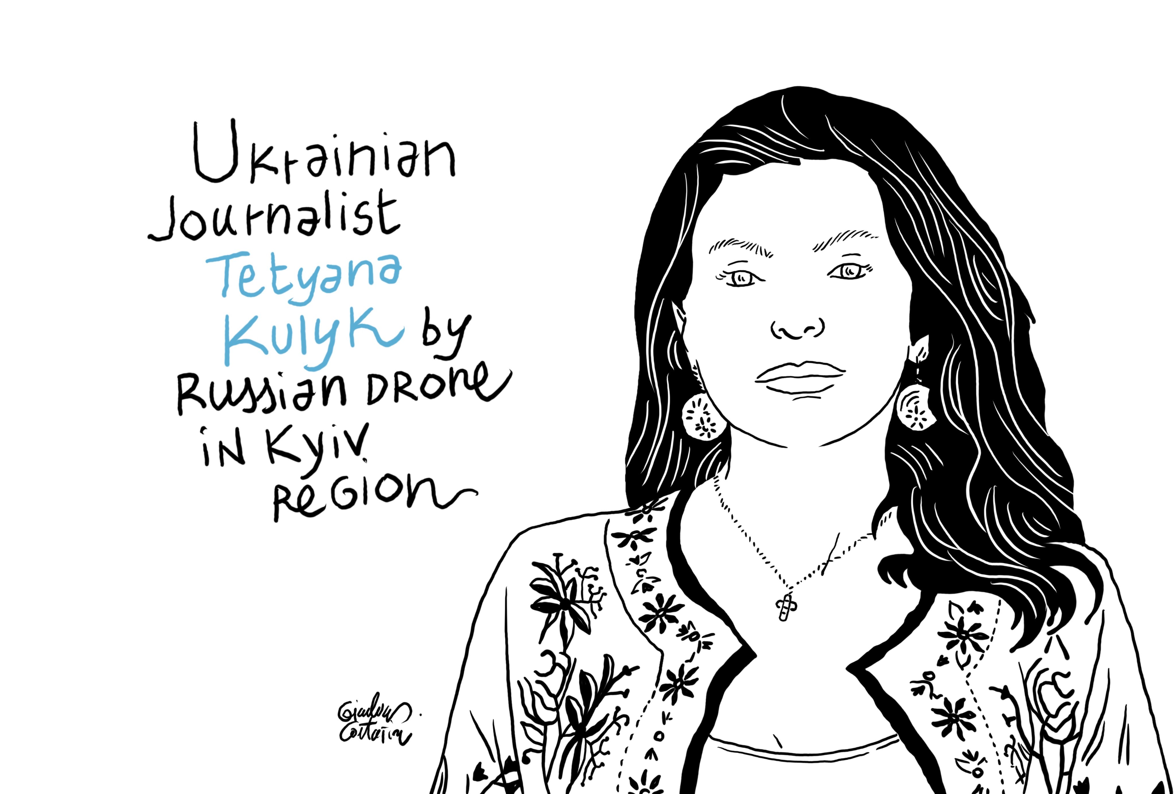 Ukrainian Journalist Tetyana Kulyk Killed in Russian Drone Strike