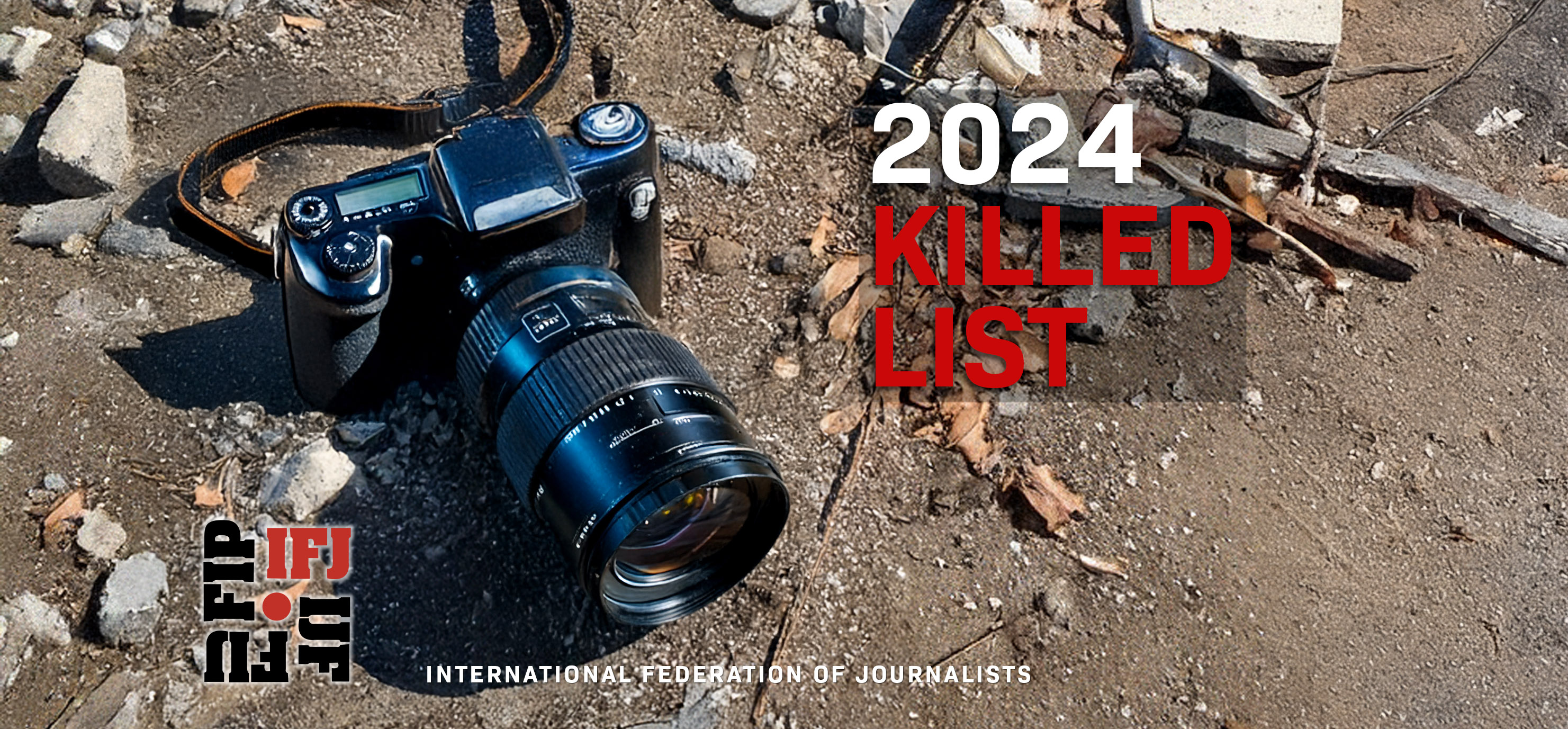IFJ publishes 2024 annual report on journalists and media staff killed