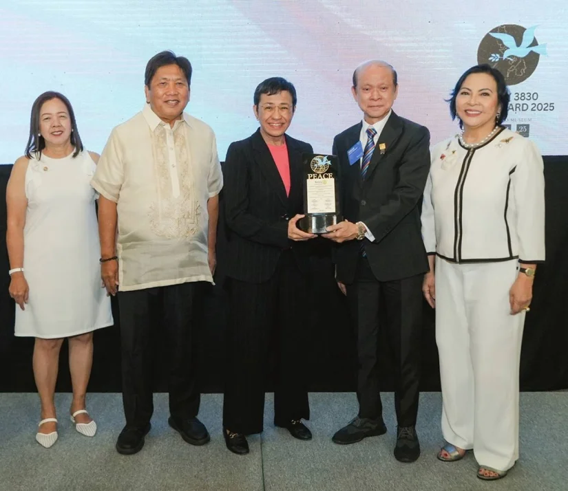 Maria Ressa Receives 2025 Rotary Peace Laureate Award for Press Freedom Advocacy