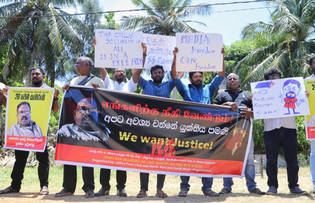 Sri Lankan Journalists Demand Justice on 20th Anniversary of Sivaram’s Assassination