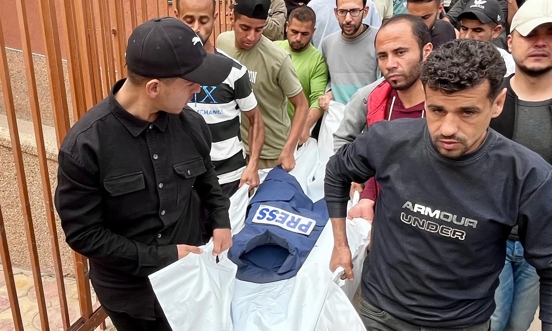 Palestinians Mourn Journalist Burned Alive in Gaza Airstrike