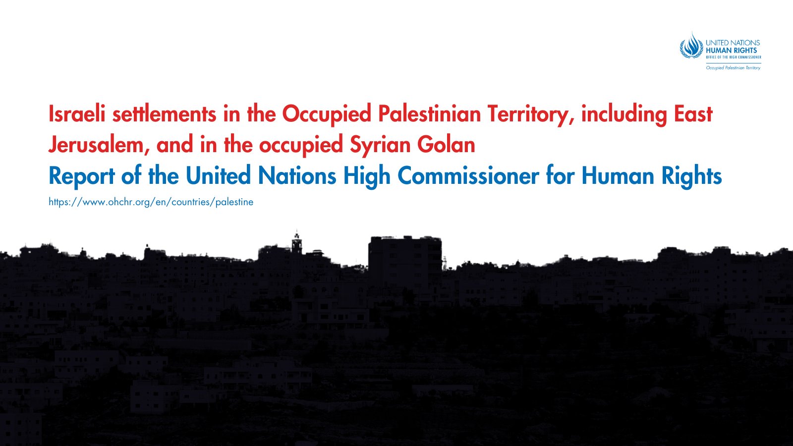 UN Human Rights Office – OPT: There can be no talk of a free press in the Occupied Palestinian Territory if journalists are being killed, and threatened for their work