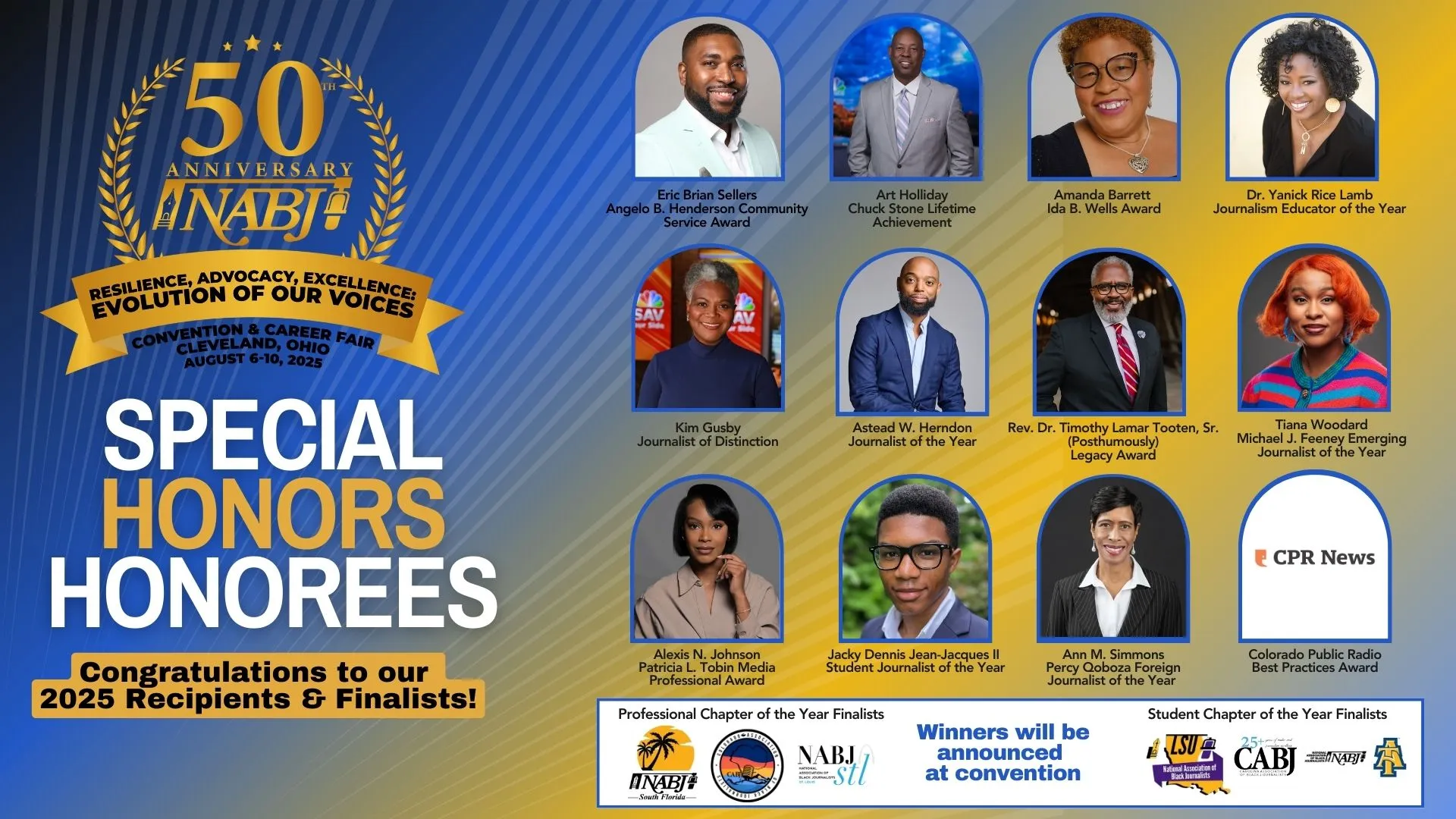 Five New York Times Journalists Honored by National Association of Black Journalists