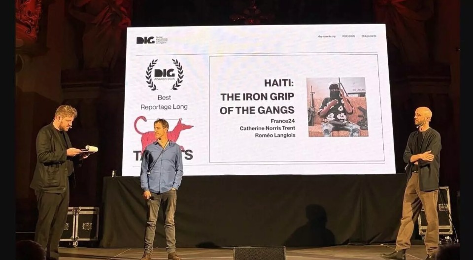 France 24 Wins DIG Award for Haiti Documentary on Gang Rule