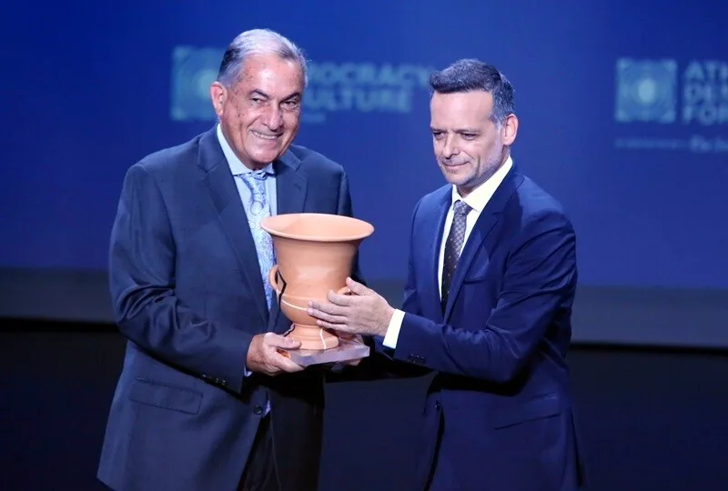 Gideon Levy Honored in Athens for Courageous Journalism on Gaza