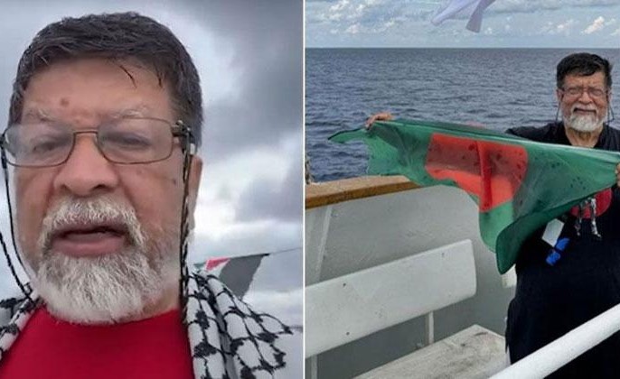 Bangladeshi Activist Seized at Sea, Calls for Unyielding Solidarity with Palestine