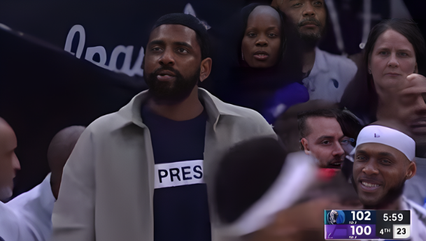 NBA superstar Kyrie Irving wears ‘PRESS’ shirt to honour Gaza journalists