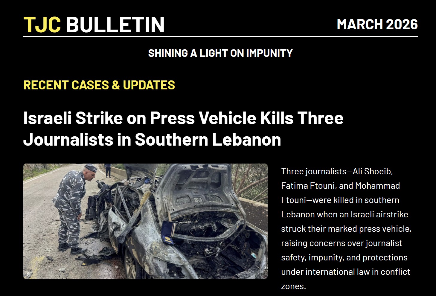 TJC Bulletin March 2026