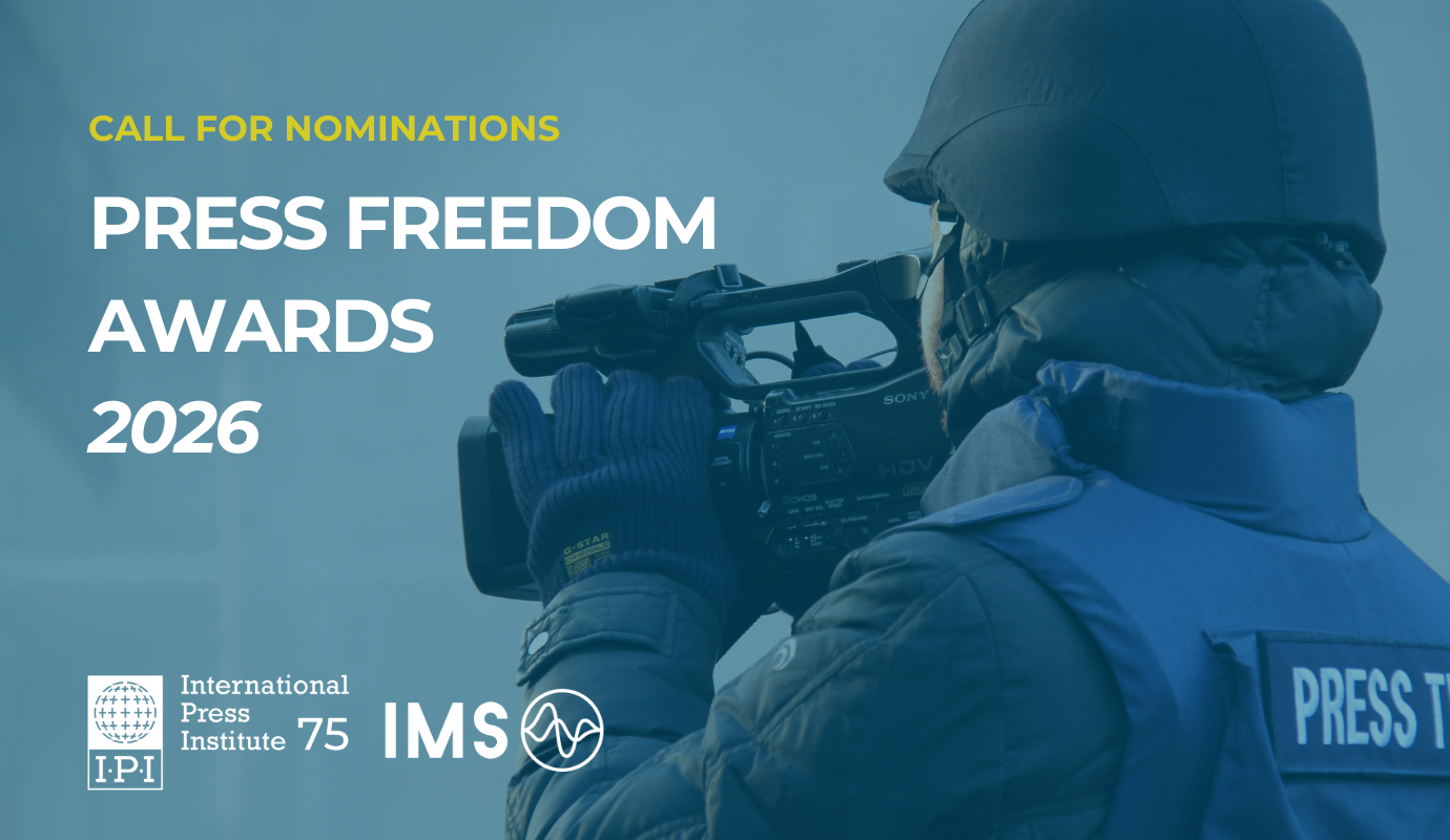 IPI‑IMS 2026 Press Freedom Awards